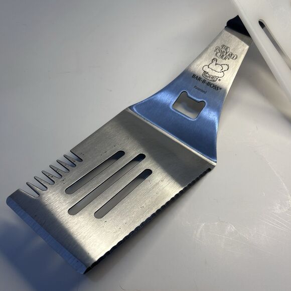 Pampered Chef Bar-B-Boss Turner Spatula BBQ Grilling Multi Tool 17" with Cover - Picture 2 of 9